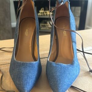 Denim Nine West Pumps